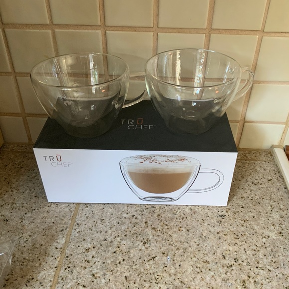 TRU CHEF Other - NIB TRU CHEF set of 2 thermic cappuccino cups